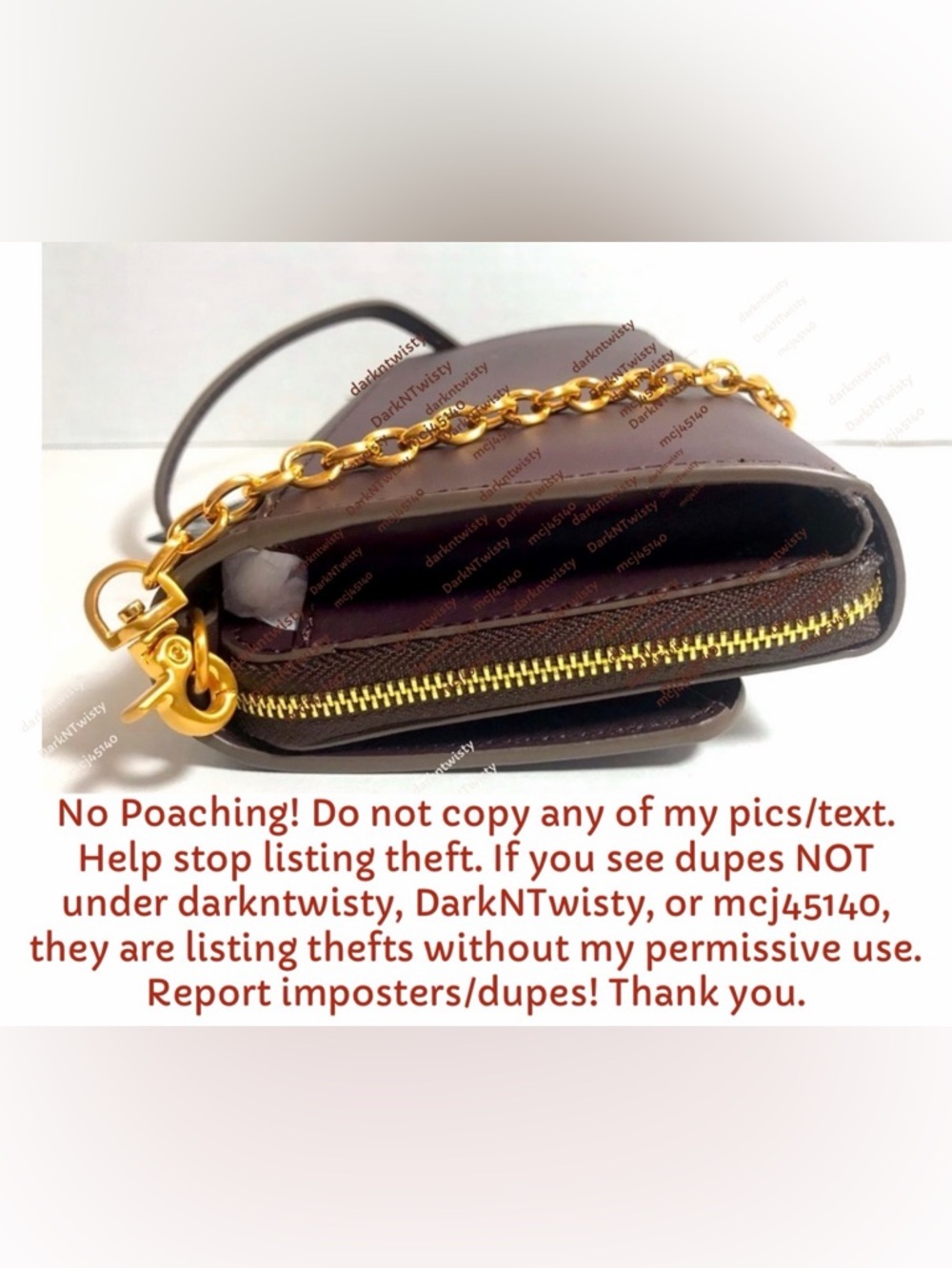 Zac Posen Eartha Wallet On A Chain Crossbody $295 Price Firm! - Picture 7 of 10